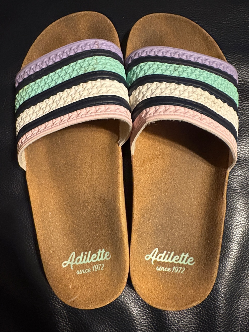 Adidas Adilette Cork Slides Men’s 9/Women’s 10 Unisex